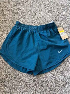 Nike Women's Teal Blue Athletic Shorts
